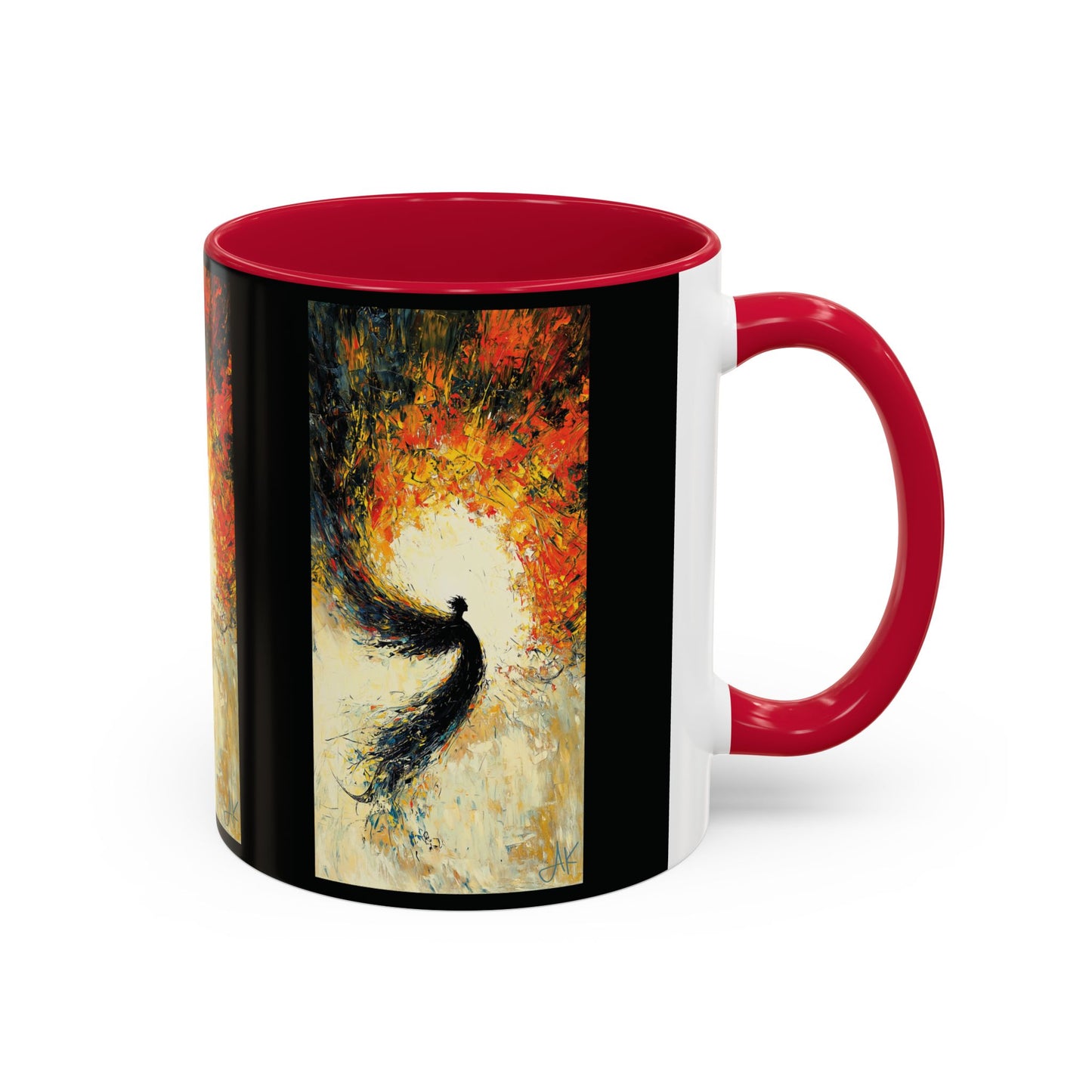 "Seraphic Aegis", Colorful Mugs (11oz, 15oz)