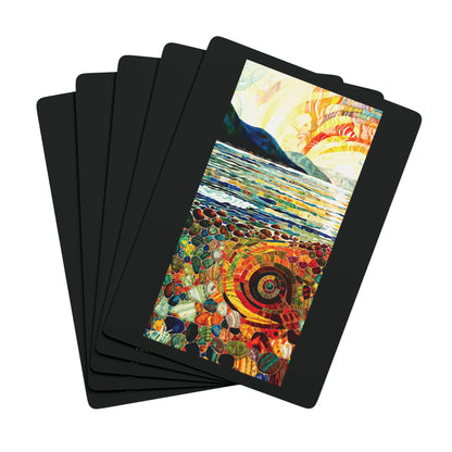 "Isles of the Norse-Gaels", Fine Art Playing Cards (Void Black)