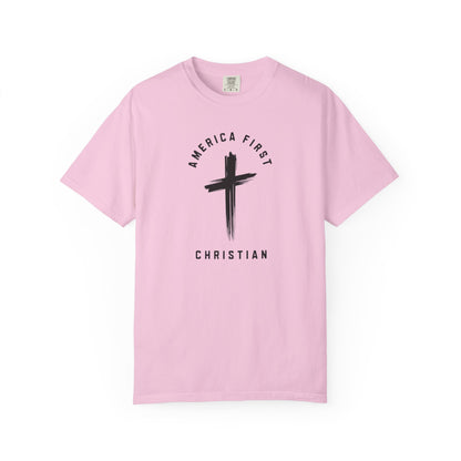 "America First Christian" #05, Unisex T-shirt (Light Colors)
