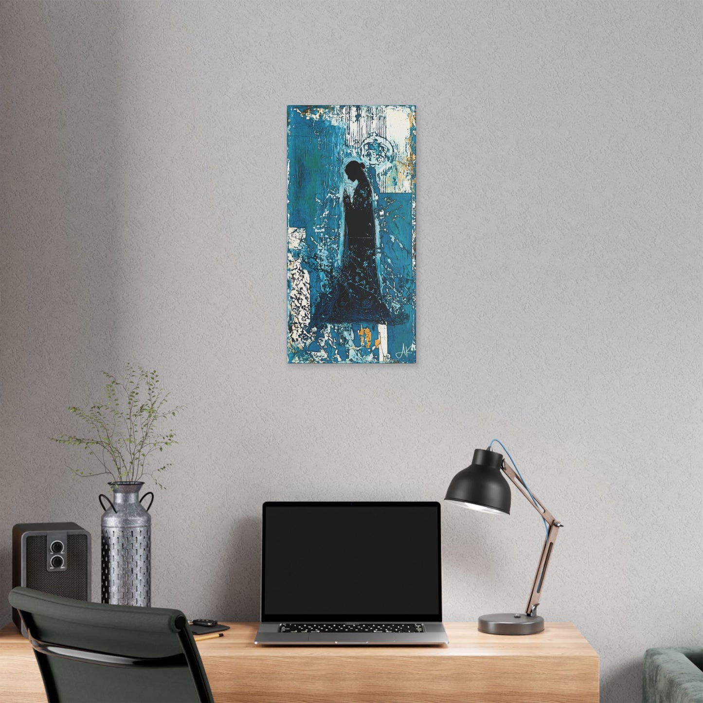"Behold the Handmaid - Luke 1:38", Stretched Classic Canvas Fine Art Print