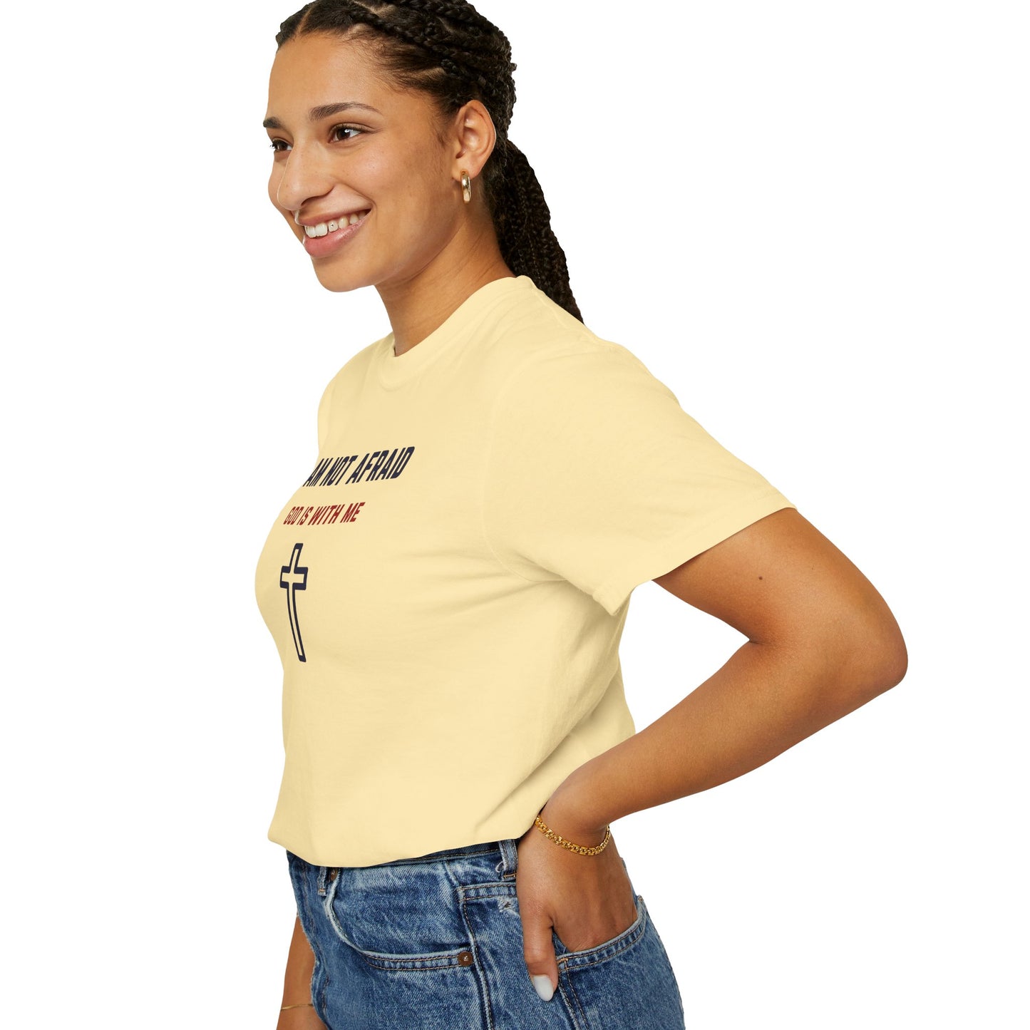 "I am not Afraid", Unisex T-shirt (Light Colors)