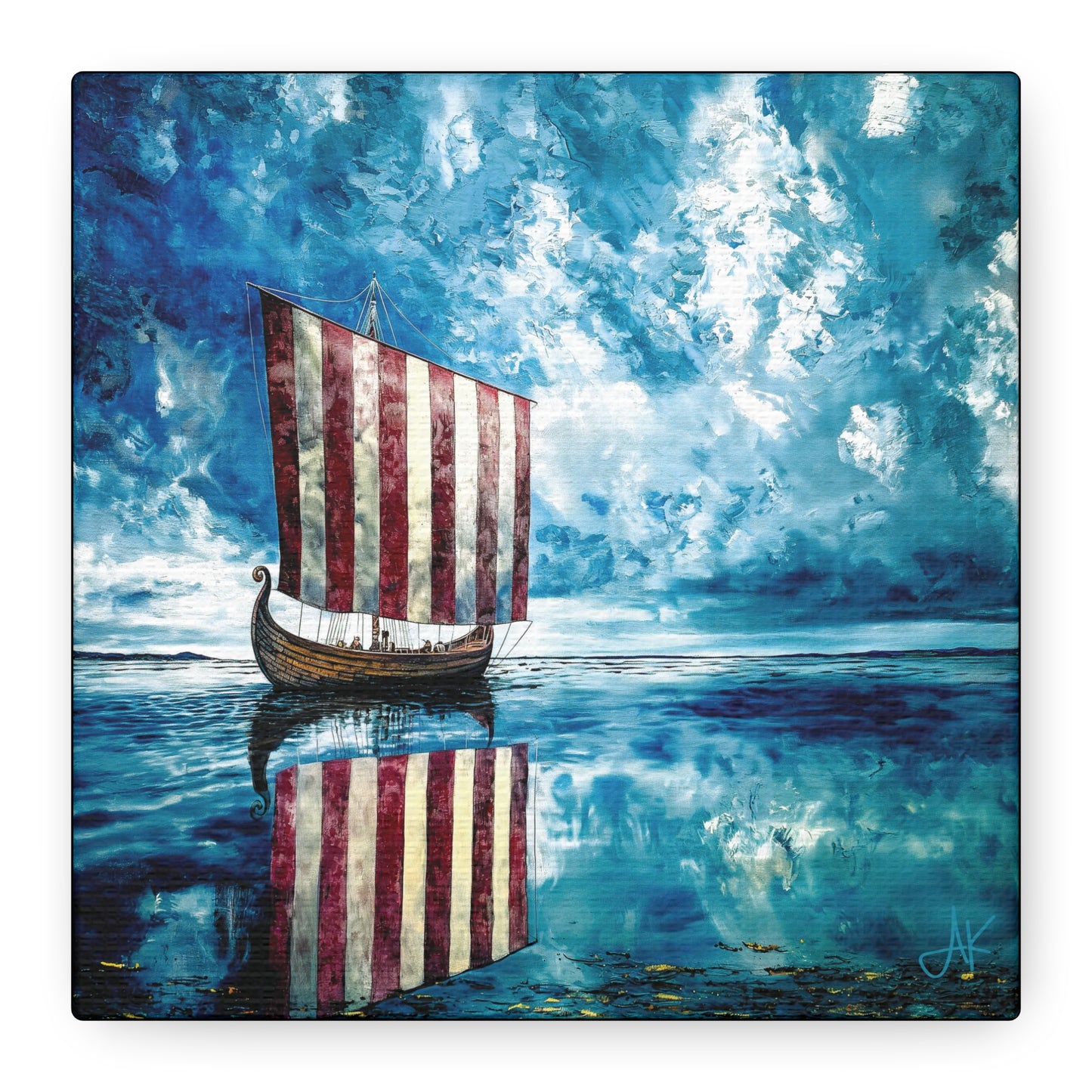 "First Keel at Cille Pheadair", Fine Art Matte Canvas, Stretched, 1.25"