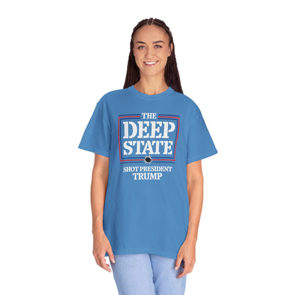 "The Deep State Shot President Trump" #01, Unisex T-shirt