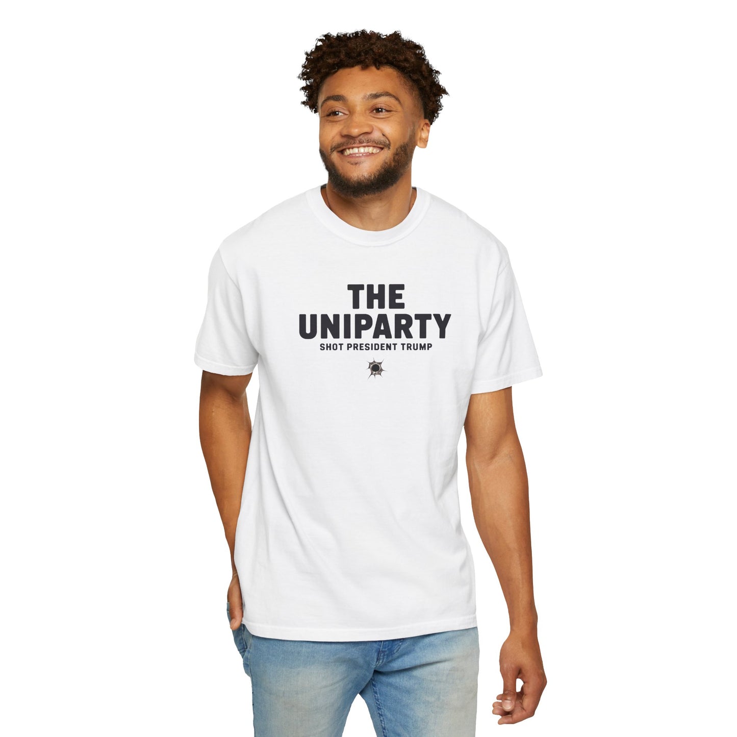 "The Uniparty Shot President Trump" #02, Unisex T-shirt