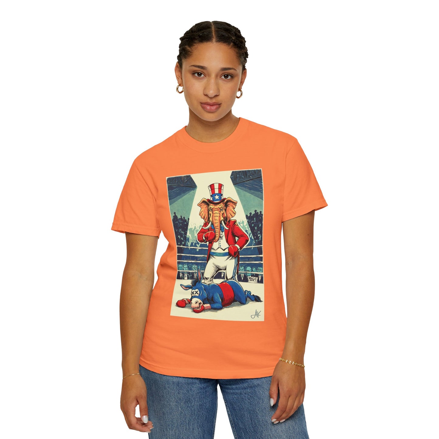 "Brutal Woke Knockout 2024", Unisex T-shirt (Light Colors)