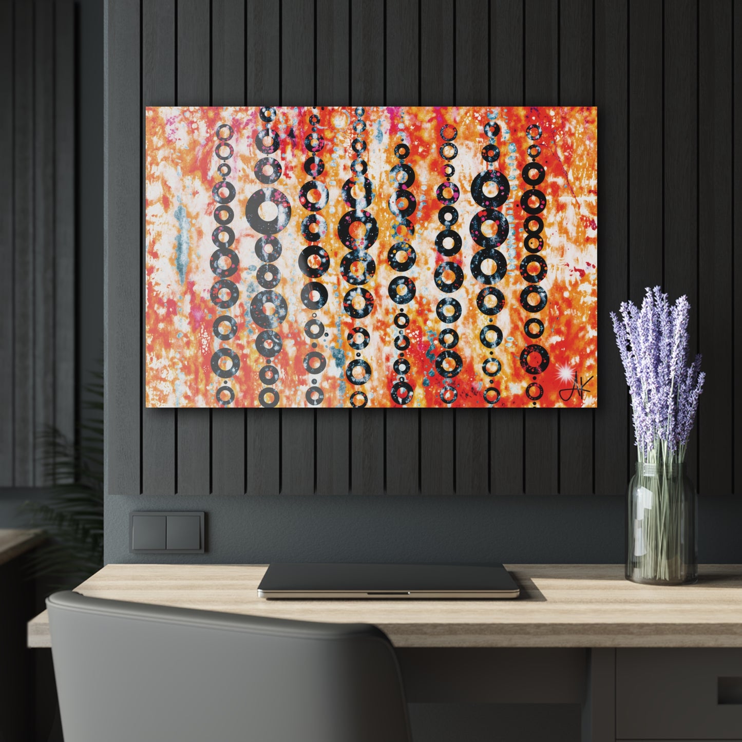 "Ancestral Rings", Fine Art Acrylic Wall Prints (French Cleat Hanging)