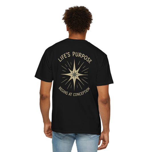 "Life's Purpose Begins at Conception #02", Unisex T-shirt