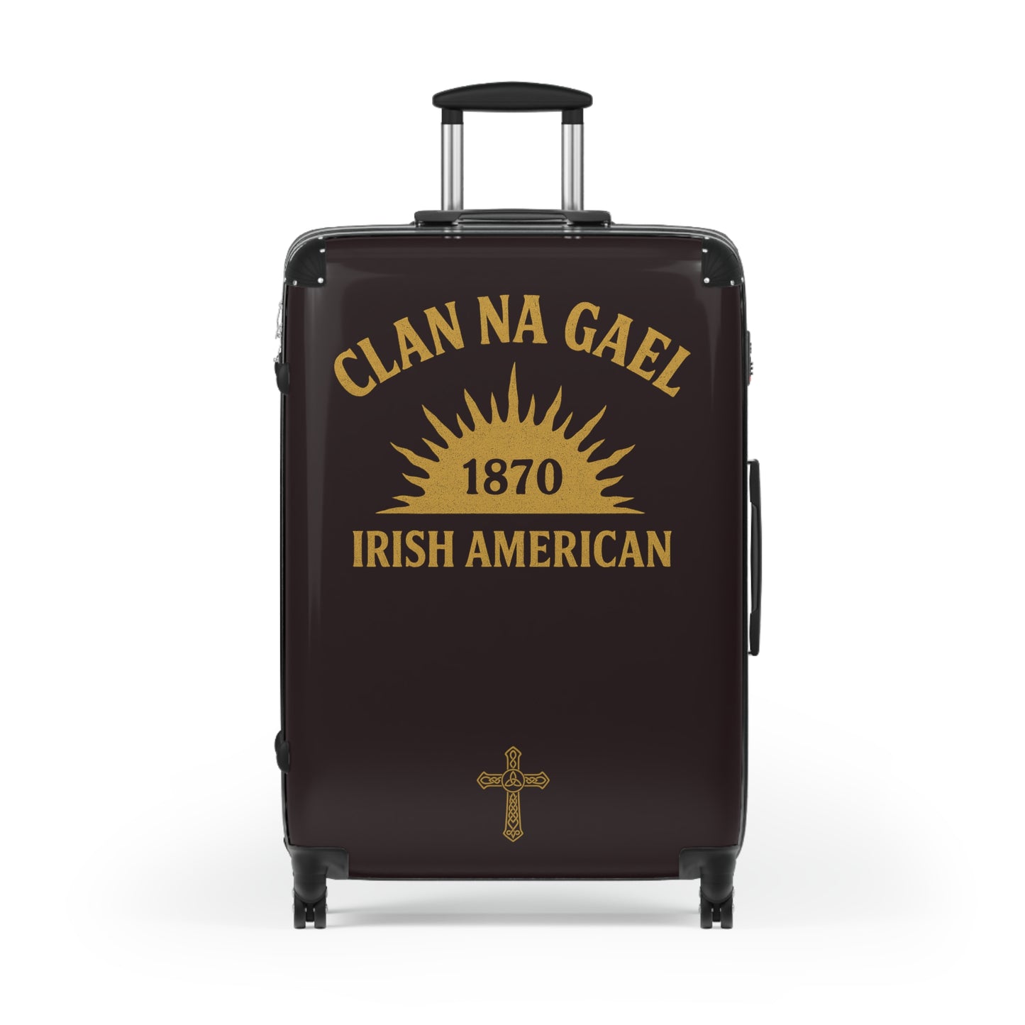 "Clan na Gael - Irish American", Suitcase (Seal Brown)
