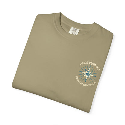 "Life's Purpose Begins at Conception #01", Unisex T-shirt