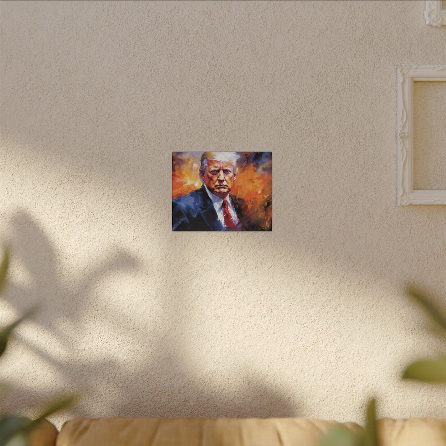 "Trump Portrait No. 9", Stretched Matte Canvas Fine Art Print
