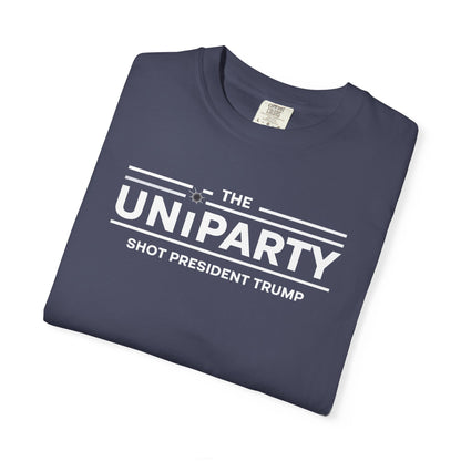 "The Uniparty Shot President Trump" #03, Unisex T-shirt