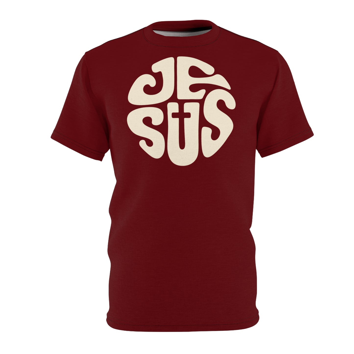 "Retro Jesus", Unisex T-shirt (Palladius Red)