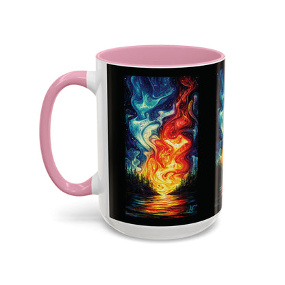 "Naomh Solus (Gaelic) - Sacred Light (English)", Colorful Mugs (11oz, 15oz)