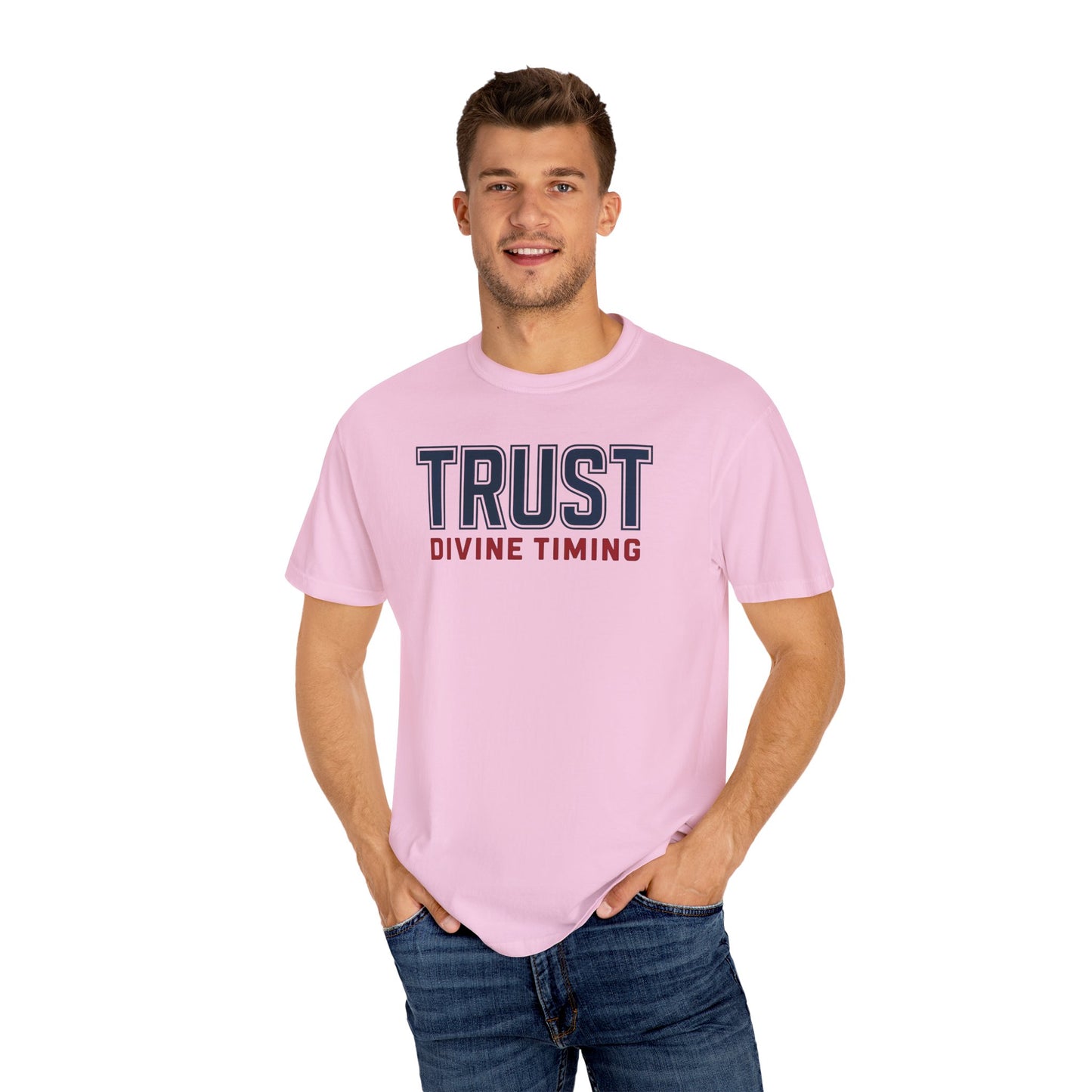 "Trust Divine Timing" #02, Unisex T-shirt
