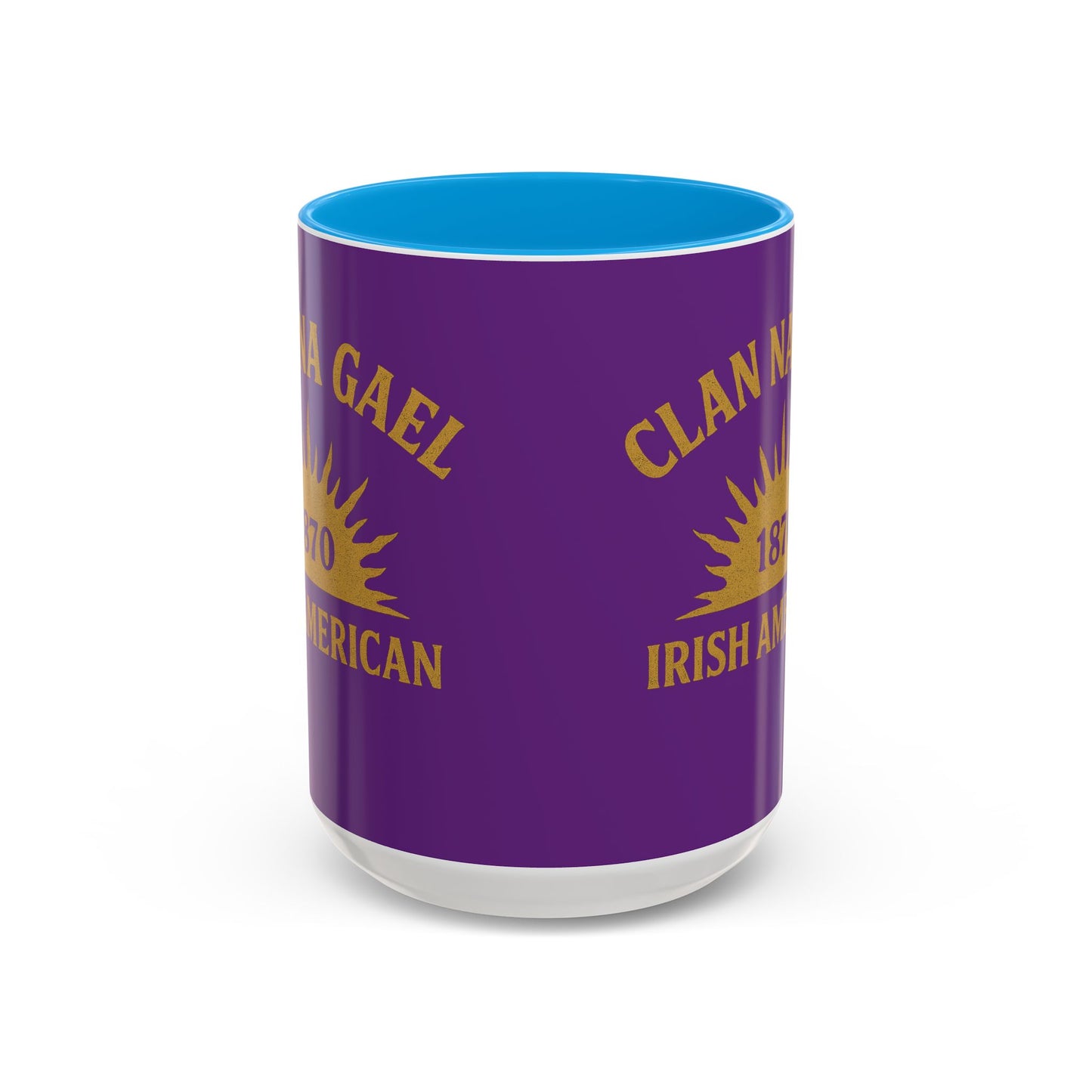 "Clan na Gael - Irish American", Colorful Mugs (11oz, 15oz) (Vesper Violet)