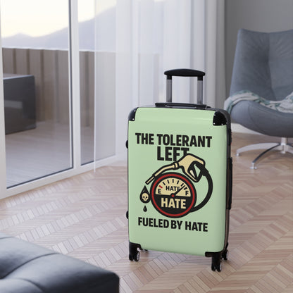 "The Tolerant Left", Suitcase (Soft Lime Green)