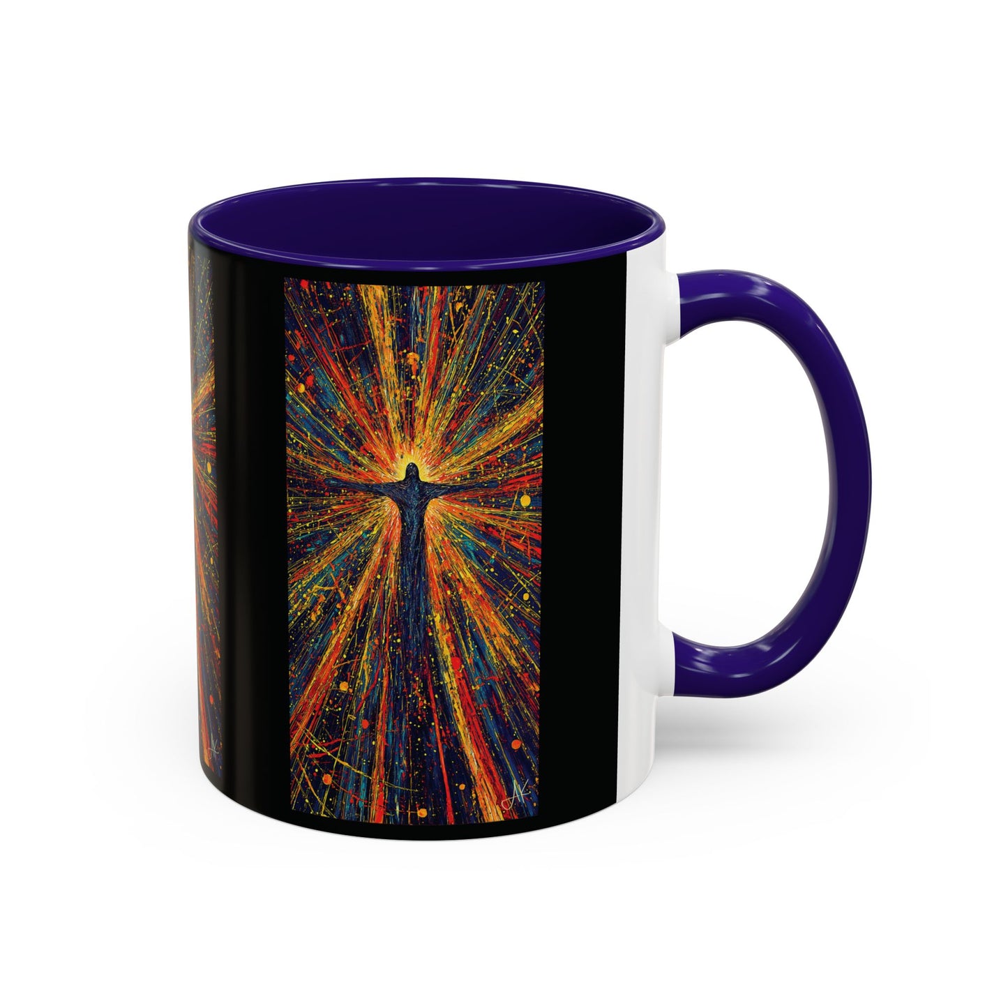 "Born Again in His Radiance - Isaiah 60:1", Colorful Mugs (11oz & 15oz)