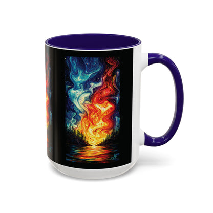 "Naomh Solus (Gaelic) - Sacred Light (English)", Colorful Mugs (11oz, 15oz)