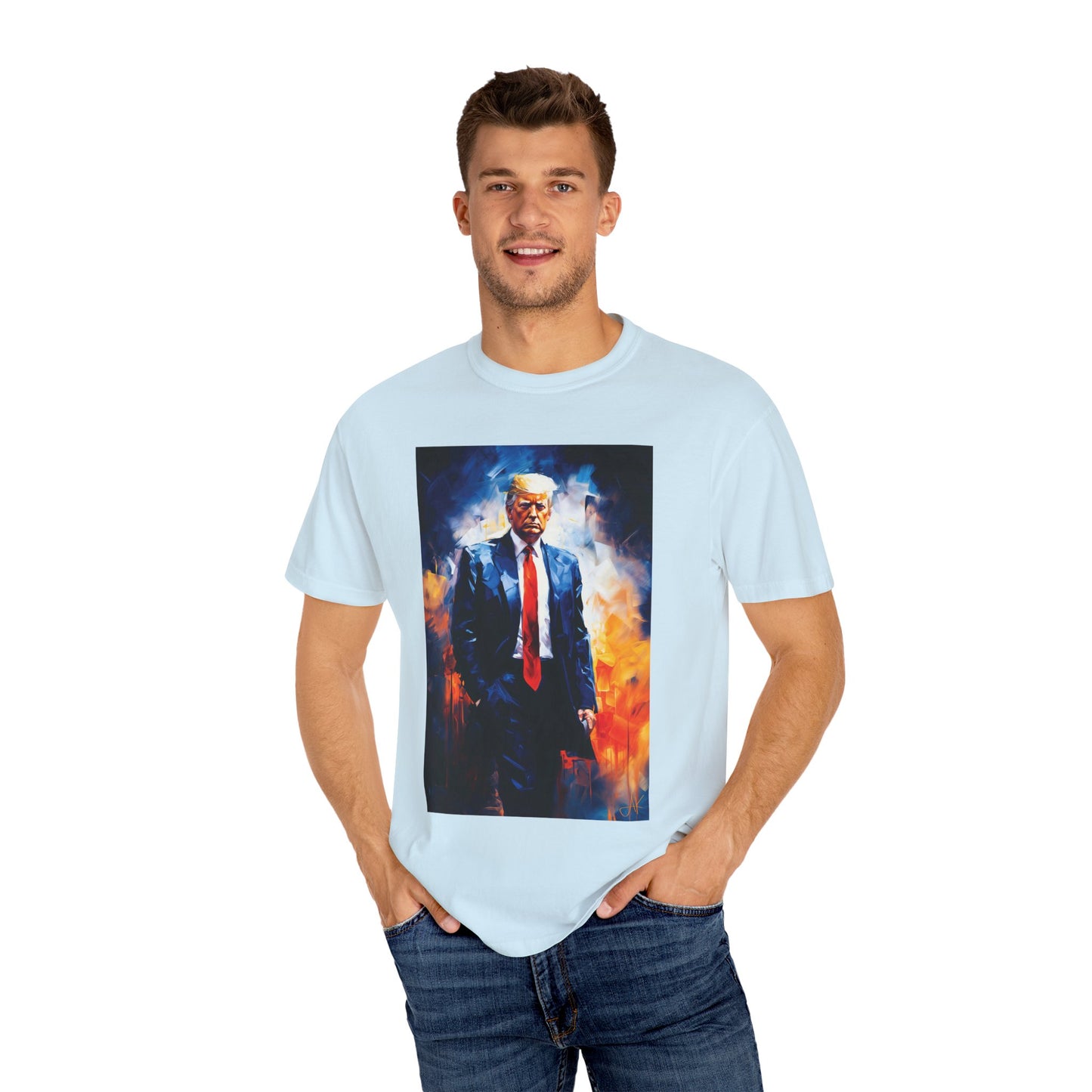 "Trump Portrait" #22, Unisex T-shirt (Light Colors)