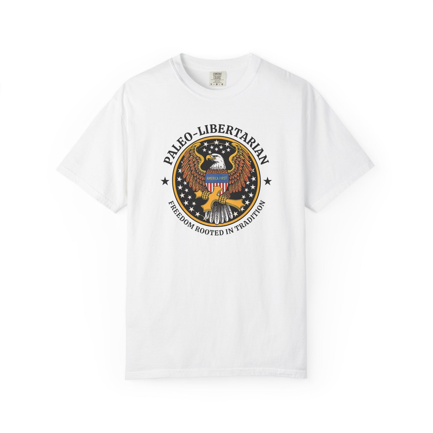 "Paleo-Libertarian" #01, Unisex T-shirt (Light Colors)