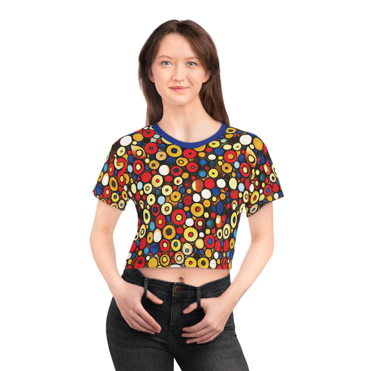 "Bits and Bobs", Crop Tee (Klein Blue Color)
