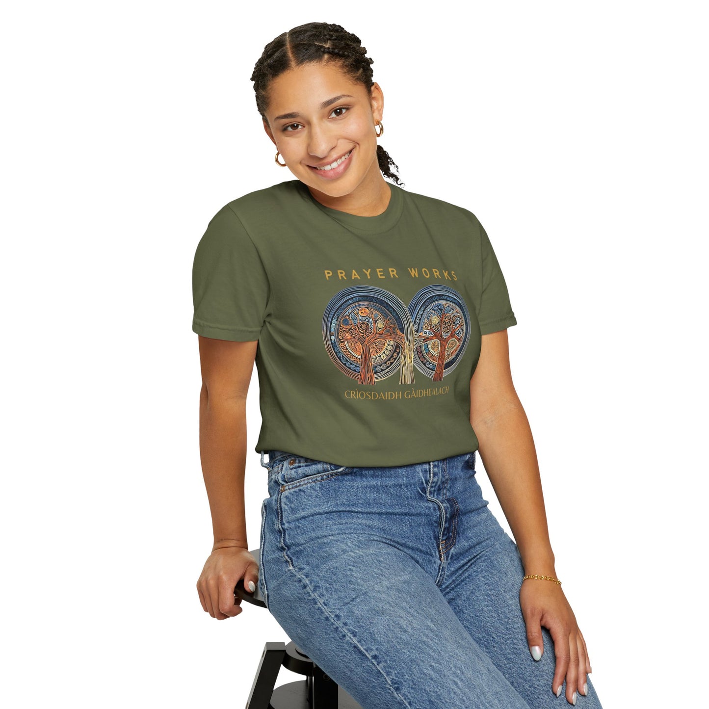 "Prayer Works - Criosdaidh Gàidhealach", Unisex T-shirt