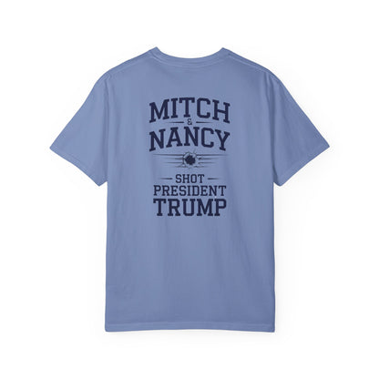 "Mitch & Nancy Shot President Trump", Unisex T-shirt