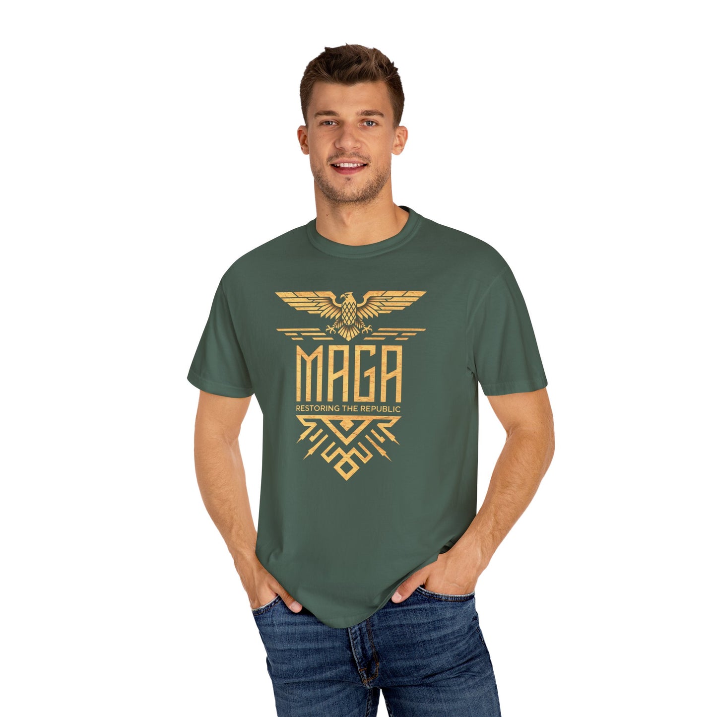 "MAGA Restoring the Republic" #02, Unisex T-shirt
