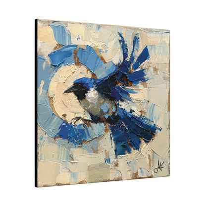 "Liberty Blue Bird", Fine Art Matte Canvas, Stretched, 1.25"
