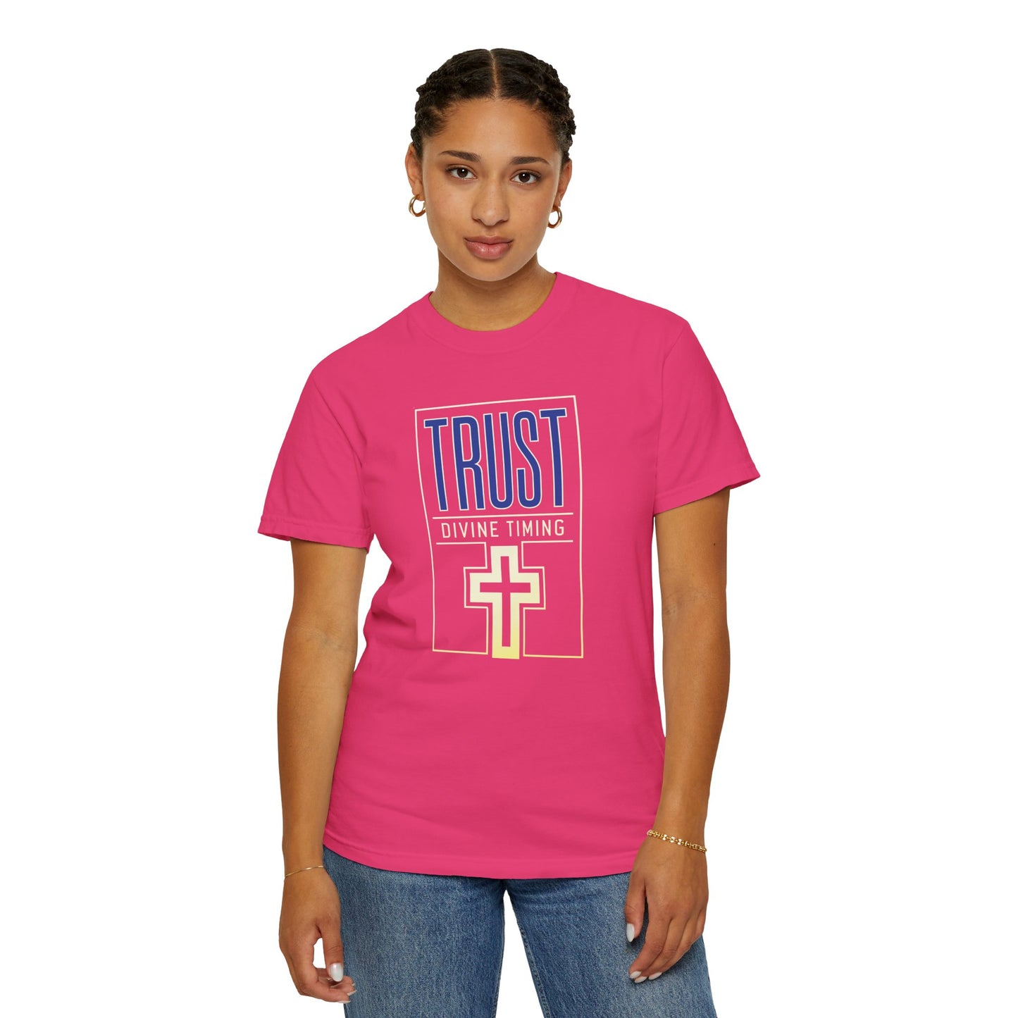 "Trust Divine Timing" #01, Unisex T-shirt