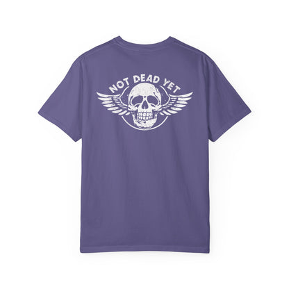 "Not Dead Yet - Winged Skull", Unisex T-shirt