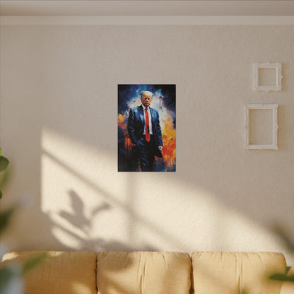 "Trump Portrait No. 22", Stretched Matte Canvas Fine Art Print