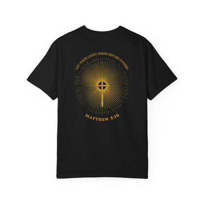 "Matthew 5:16 Sunburst", Unisex T-shirt