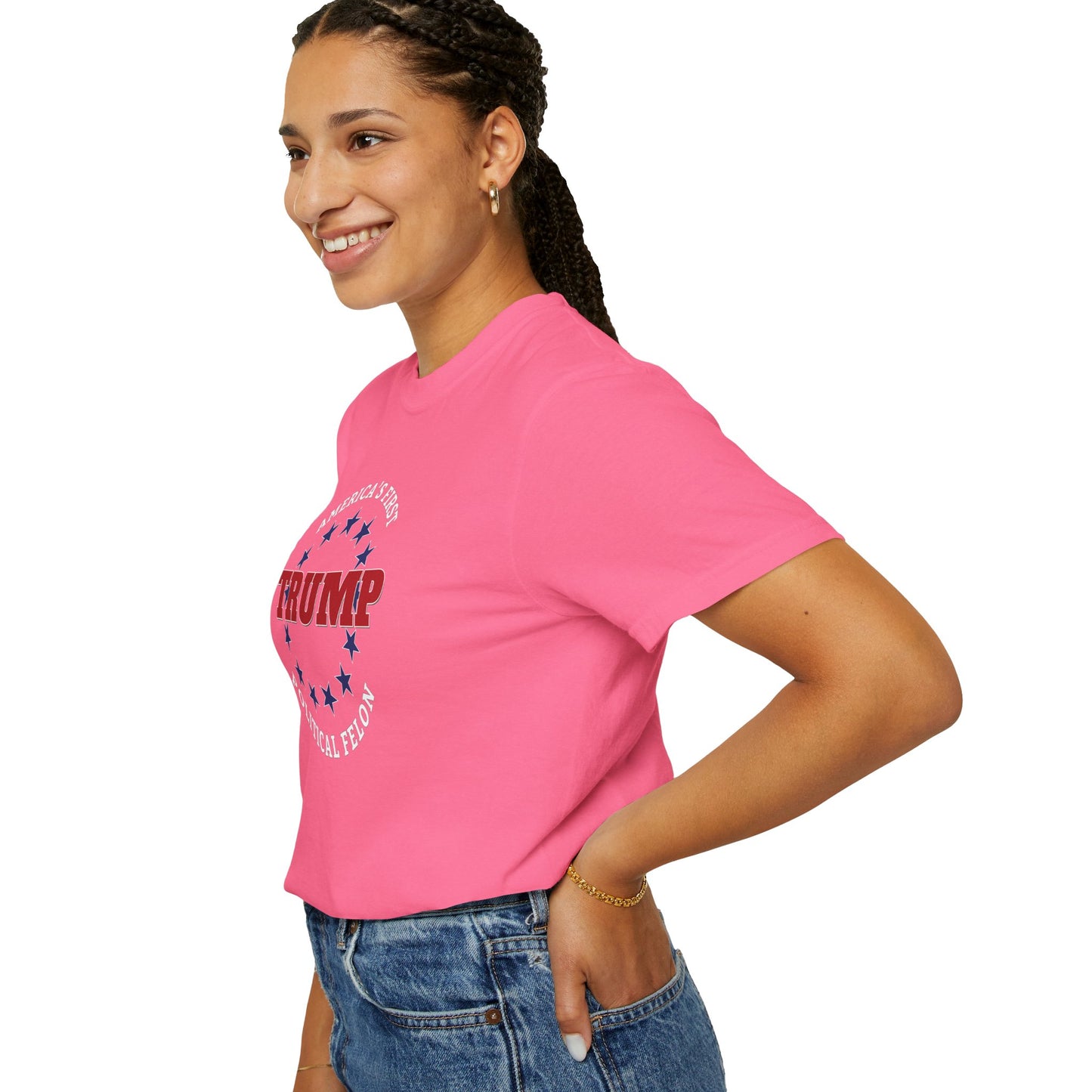 "Trump - America's First Political Felon", Unisex T-shirt