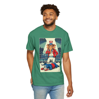"Brutal Woke Knockout 2024", Unisex T-shirt (Dark Colors)