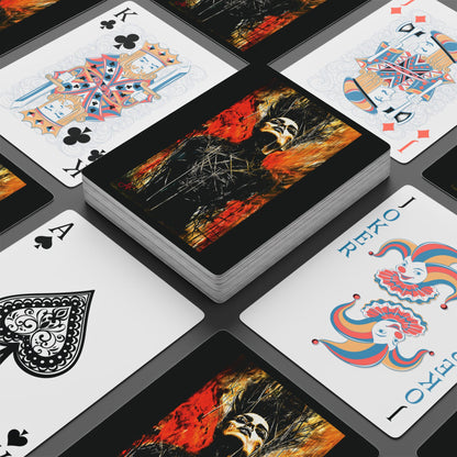 "When Punk was Beautiful", Fine Art Playing Cards (Void Black)
