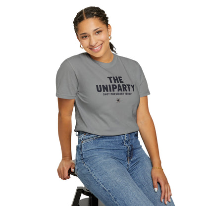 "The Uniparty Shot President Trump" #02, Unisex T-shirt