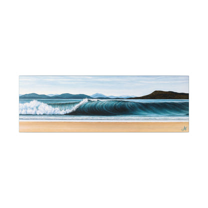 "A Moment of Inner Peace", Stretched Classic Canvas Fine Art Print (Harbour Blue)