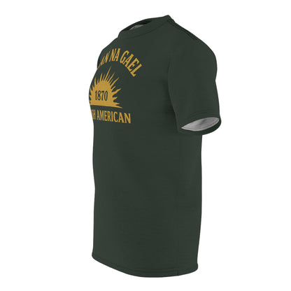 "Clan na Gael - Irish American", Unisex T-shirt (Hail Cloud Grey)