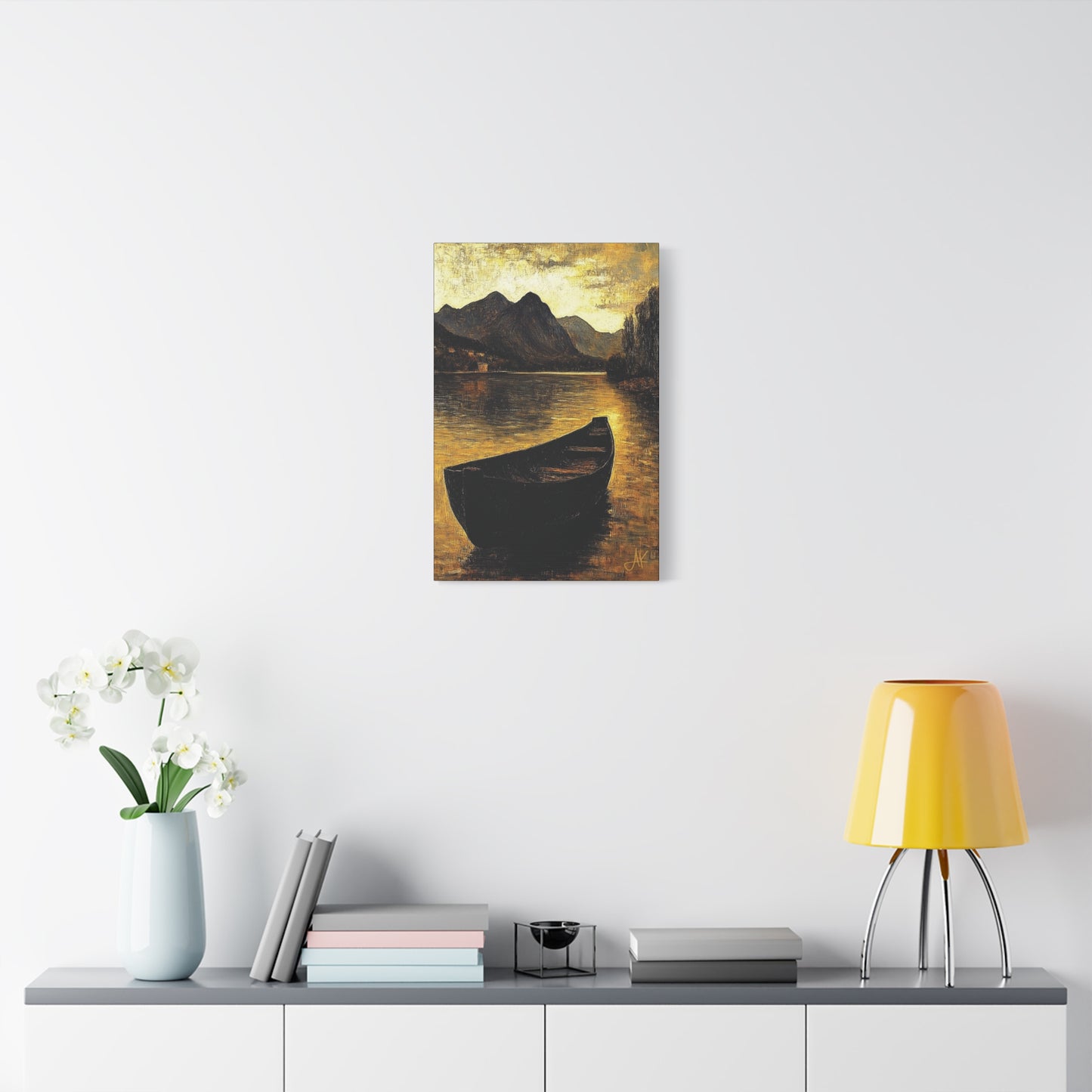 "By Oar and Tide: Ancient Gaelic Highways", Fine Art Matte Canvas, Stretched, 1.25"