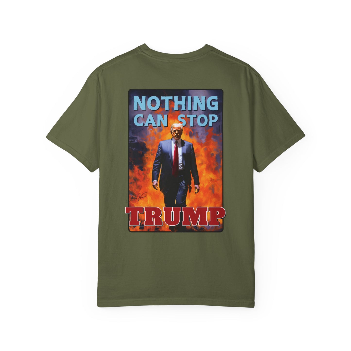 "Nothing Can Stop Trump", Unisex T-shirt (Dark Colors)