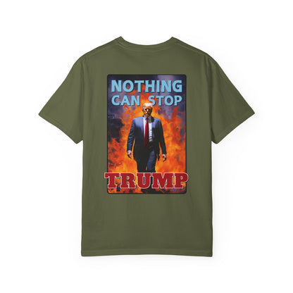 "Nothing Can Stop Trump", Unisex T-shirt (Dark Colors)