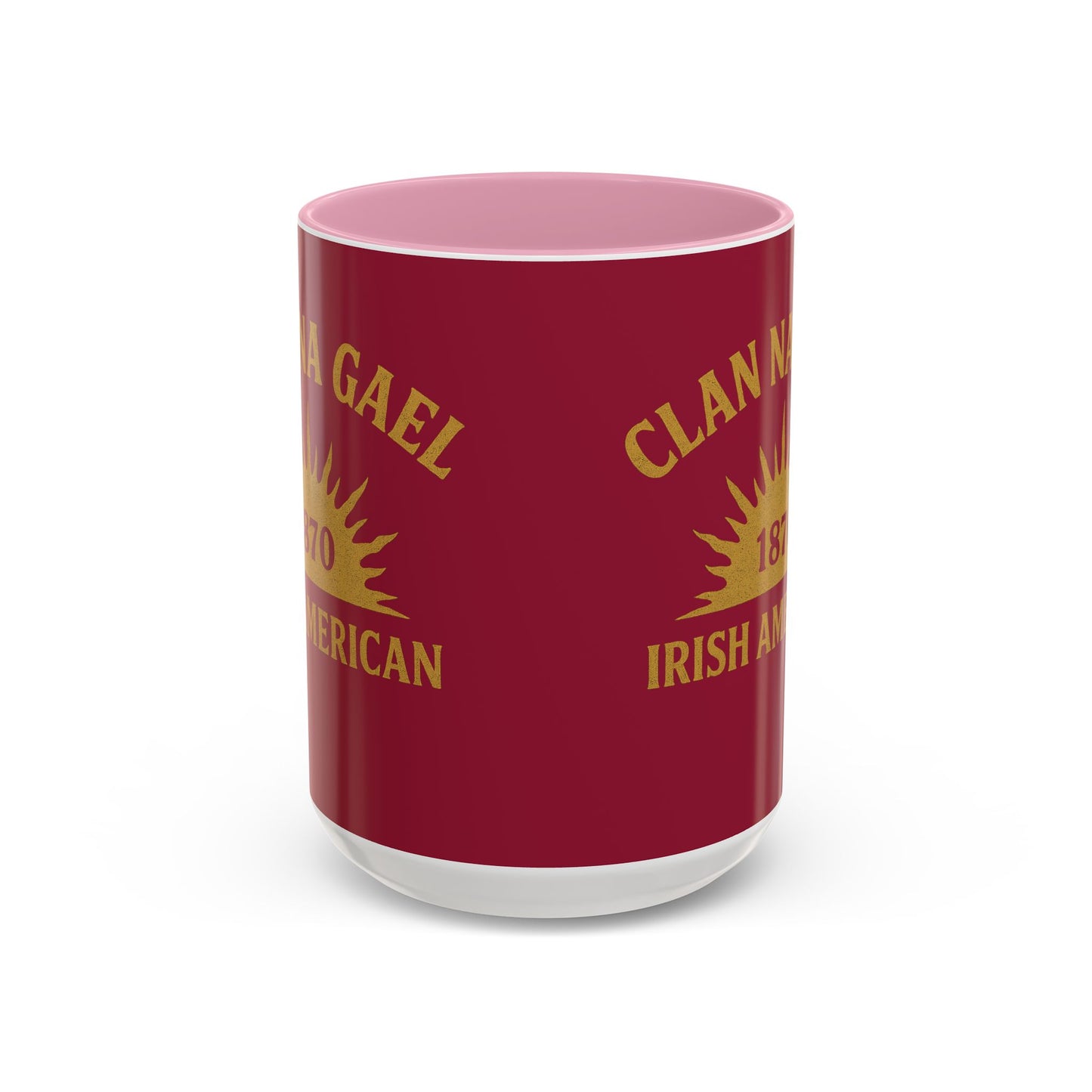 "Clan na Gael - Irish American", Colorful Mugs (11oz, 15oz) (Fénechas Red)