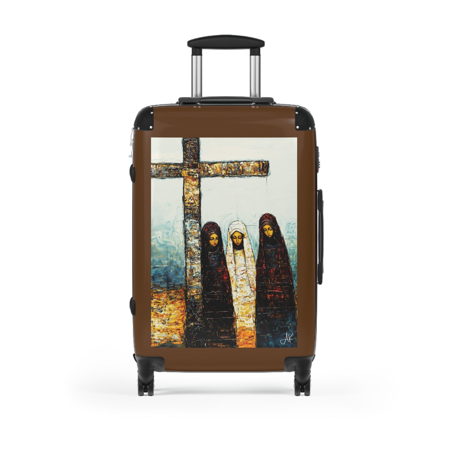 "At-the-Foot of the Cross - John 19:25", Suitcases (Dark Brown)