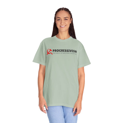 "Progressivism - Enemy of Western Civilization", Unisex T-shirt (Light Colors)