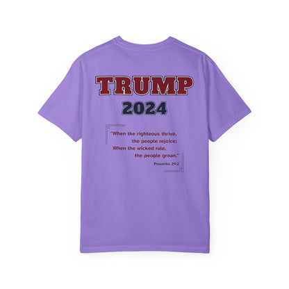 "Trump 2024 - Proverbs 29:2", Unisex T-shirt - Historical Collectible