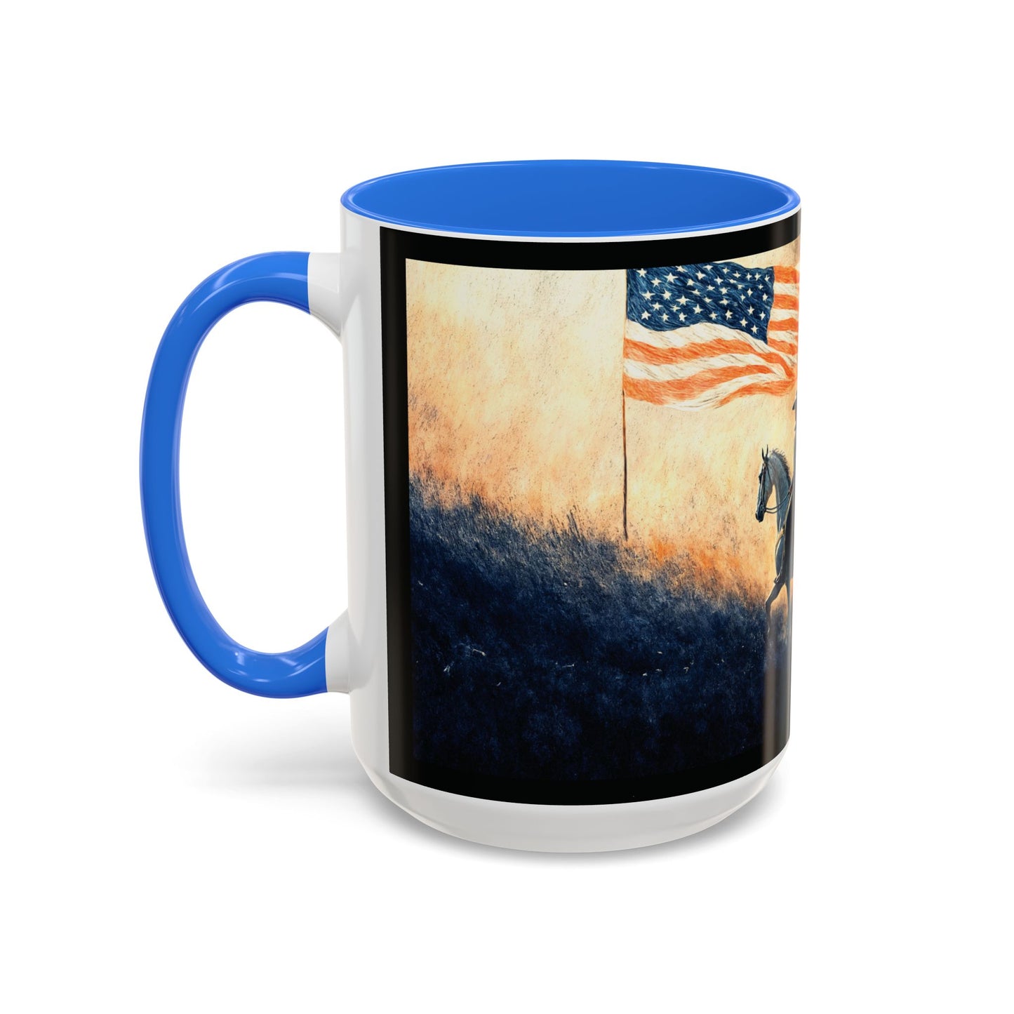 "Liberty under God", Colorful Mugs (11oz, 15oz)