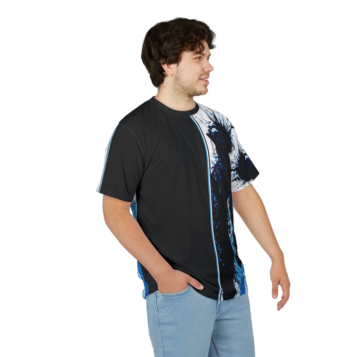 "Reborn in Light", Unisex Cut & Sew Tee
