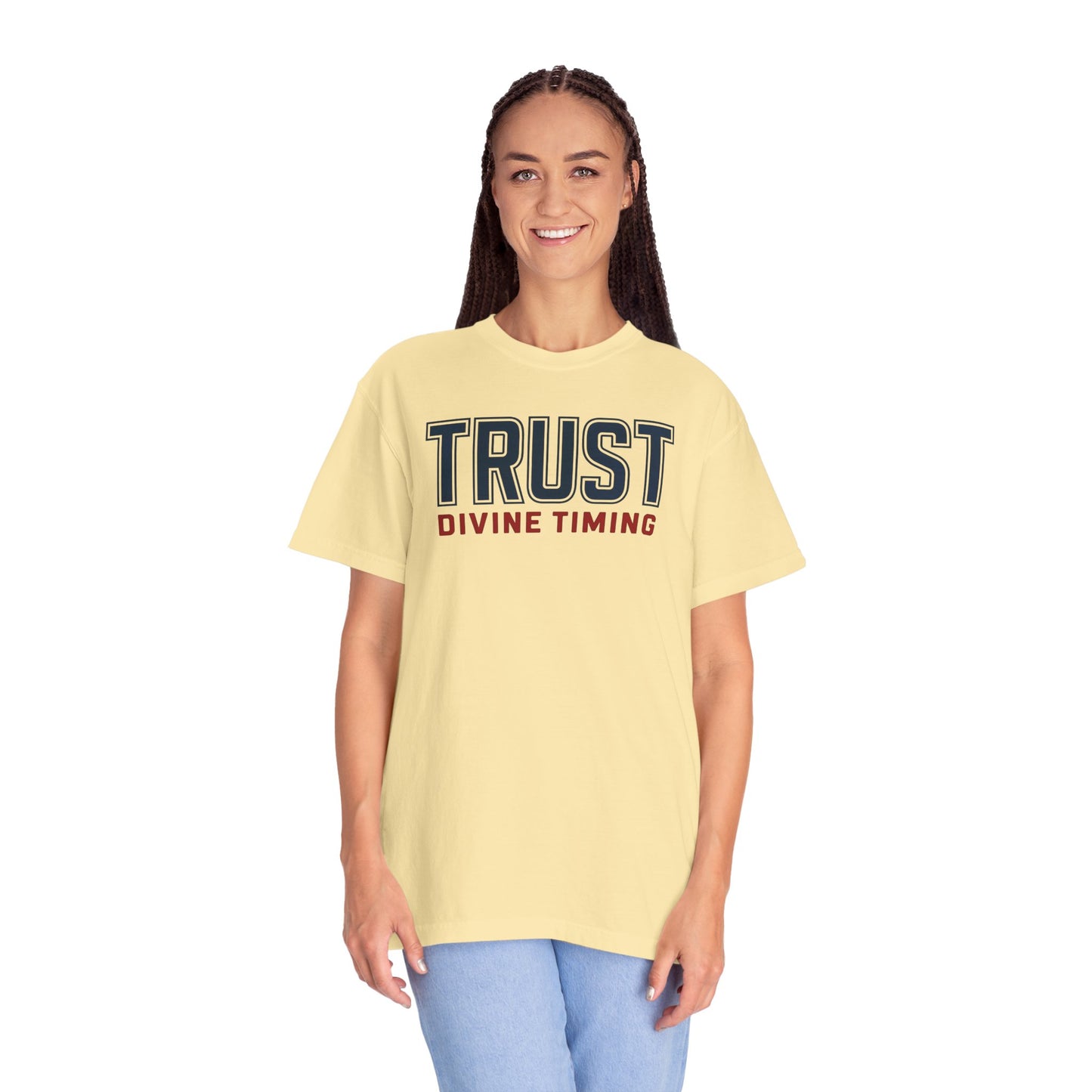 "Trust Divine Timing" #02, Unisex T-shirt