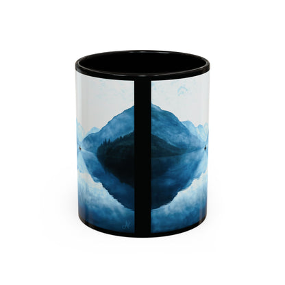 "Connected in Silence - Psalm 46:10", Colorful Mugs (11oz, 15oz)